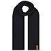 Cashmere Scarf 30x180 Sciarpe Tessile Naturale Accessori Uomo Nero Eu One Size, K50k509706 Bax - Foto miniatura 2