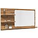 Mobile Bagno Specchio Rovere Artigianale 90x11x45 Cm Truciolato - Foto miniatura 1