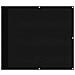 Paravento Da Balcone Nero 90x1000 Cm 100% Poliestere Oxford - Foto miniatura 2