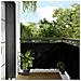 Paravento Da Balcone Nero 90x1000 Cm 100% Poliestere Oxford - Foto miniatura 1