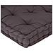 Lusso Casadino -  Cuscino Per Pallet E Pavimento In Cotone 120x40x7 Cm Antracite - Foto miniatura 5