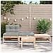 Lusso Casadino -  Divano Da Giardino Senza Braccioli Con Cuscini E Poggiapiedi - Foto miniatura 2