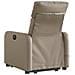 Poltrona Alzapersona Massaggio Elettrica Cappuccino Similpelle - Foto miniatura 4