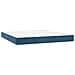 Letto a Molle con Materasso e LED Blu Scuro 180x200 cm - Foto miniatura 6