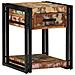 Comodini 2 pz 40x40x50 cm Legno massello di recupero - Foto miniatura 5