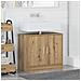 Mobile lavabo Rovere artigianale 63x29x55 cm Legno ingegnerizzato - Foto miniatura 4