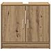 Mobile lavabo Rovere artigianale 63x29x55 cm Legno ingegnerizzato - Foto miniatura 6