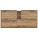 Mobile lavabo Rovere artigianale 63x29x55 cm Legno ingegnerizzato - Foto miniatura 9