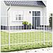 Recinzione da Giardino  con Parte Superiore ad Arco Bianca 5,1x1,25 m in Acciaio - Foto miniatura 2