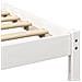 Struttura del letto Bianco 120 x 200 cm Legno di pino massello - Foto miniatura 8