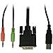 AS-9104DA switch per keyboard-video-mouse (kvm) Montaggio rack Nero - Foto miniatura 5
