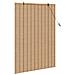 Tenda a rullo con tende Marrone Chiaro 110 x 160 cm Bambù - Foto miniatura 4