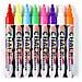 Pennarelli Fluorescenti - Set Da 8 Colori, Ideali Per Lavagne Led E Display - Foto miniatura 1