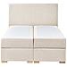 Divano Letto Con Contenitore Tessuto Major 120 X 200 Cm Beige Chiaro - Foto miniatura 4