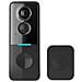 Videocitofono Wireless Nero Con Rilevamento Del Movimento, Audio Bidirezionale E Visione Notturna - Foto miniatura 1