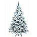 Albero di Natale artificiale con 300 LED Bianco 180 cm PE e PVC - Foto miniatura 4
