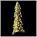 Albero di Natale con 100 LED Bianco caldo 120 cm PET - Foto miniatura 3