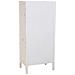 Mobiletto In Legno Con 4 Cassetti E 2 Ante, Bianco, 60x40x140h Cm - Foto miniatura 4