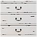 Mobiletto In Legno Con 4 Cassetti E 2 Ante, Bianco, 60x40x140h Cm - Foto miniatura 8