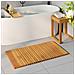 Tappeto da bagno Tinta unita Marrone 100 x 55 cm legno - Foto miniatura 2