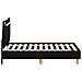 Struttura letto per bambini con testata Nero 70 x 140 cm - Foto miniatura 6