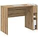 Scrivania Rovere artigianale 109 x 50 x 78 cm Legno multistrato - Foto miniatura 3