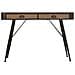 Console In Legno E Metallo Marrone 120x32x80,5 - Foto miniatura 3