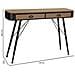 Console In Legno E Metallo Marrone 120x32x80,5 - Foto miniatura 4