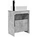Mobile da bagno con lavabo Grigio Cemento 54 x 35 x 83 cm - Foto miniatura 5
