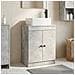 Mobile da bagno con lavabo Grigio Cemento 54 x 35 x 83 cm - Foto miniatura 8