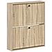 Mobiletto per Scarpe da Muro EDE 71 x 17 x 86 cm Rovere Sonoma - Foto miniatura 1
