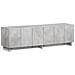 Supporto TV 140 x 34.5 x 40 cm Grigio Cemento - Foto miniatura 1