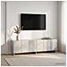 Supporto TV 140 x 34.5 x 40 cm Grigio Cemento - Foto miniatura 2