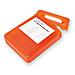 ICA-HD 35OR - Scatola di Protezione per 1 HDD 3,5'' ArancioneTrasparente - Foto miniatura 1