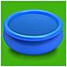 Telo Copripiscina Solare Copertura Rotonda Pe 488 Cm Blu - Foto miniatura 4