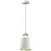 Lampadario Moderno Pendente 1mt Diffusore Acrilico E Piastra Led Smd 7w 3000k 120° 400lm White Metal Ø120mm Vt-7333 - Sku 3935 - Foto miniatura 1