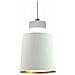 Lampadario Moderno Pendente 1mt Diffusore Acrilico E Piastra Led Smd 7w 3000k 120° 400lm White Metal Ø120mm Vt-7333 - Sku 3935 - Foto miniatura 2