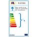 Lampadario Classico Realitytrio Vetro Acrilico 3 Luci 46cm Nero - Foto miniatura 5