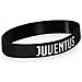 Juventus Tris Braccialetti Calcio Bianco Nero In Silicone Con Nuovo Logo - Prodotto Ufficiale F. c. Juventus - Foto miniatura 2