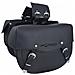 Borse Laterali Borsa Moto Custom Chopper Universale 21 L Nero - Foto miniatura 1