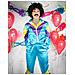 Costume Tuta Anni '80 Per Adulti - Taglia: Xl - Foto miniatura 5