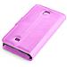 Custodia Compatibile Con Lg F5 / Lucid 2 In Violetta Ametista - Coperchio Protettiva Con Chiusura Magnetica, Funzione Stand E Tasca Per Le Carte - Foto miniatura 2