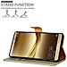 Custodia Compatibile Con Huawei Mate 8 In Marrone Cappuccino - Coperchio Protettiva Con Chiusura Magnetica, Funzione Stand E Tasca Per Le Carte - Foto miniatura 3