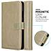 Custodia Compatibile Con Huawei Mate 8 In Marrone Cappuccino - Coperchio Protettiva Con Chiusura Magnetica, Funzione Stand E Tasca Per Le Carte - Foto miniatura 5