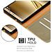 Custodia Compatibile Con Huawei Mate 8 In Marrone Cappuccino - Coperchio Protettiva Con Chiusura Magnetica, Funzione Stand E Tasca Per Le Carte - Foto miniatura 6