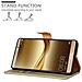 Custodia Compatibile Con Huawei Mate 8 In Marrone Cappuccino - Coperchio Protettiva Con Chiusura Magnetica, Funzione Stand E Tasca Per Le Carte - Foto miniatura 7