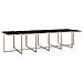 Set Da Pranzo Da Giardino 17 Pz Con Cuscini In Polyrattan Beige - Foto miniatura 5