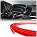 Trim Stripes Profilo A Incastro Per Interni Auto, Rosso, 3 Mm X 150 Cm - Foto miniatura 1