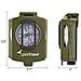 Militare Lensatic Avvistamento Bussola Con Il Sacchetto Di Trasporto Impermeabile E Shakeproof Army Green - Foto miniatura 2
