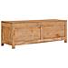 Mobile Porta TV 100x30x35 cm in Legno Massello di Teak - Foto miniatura 2